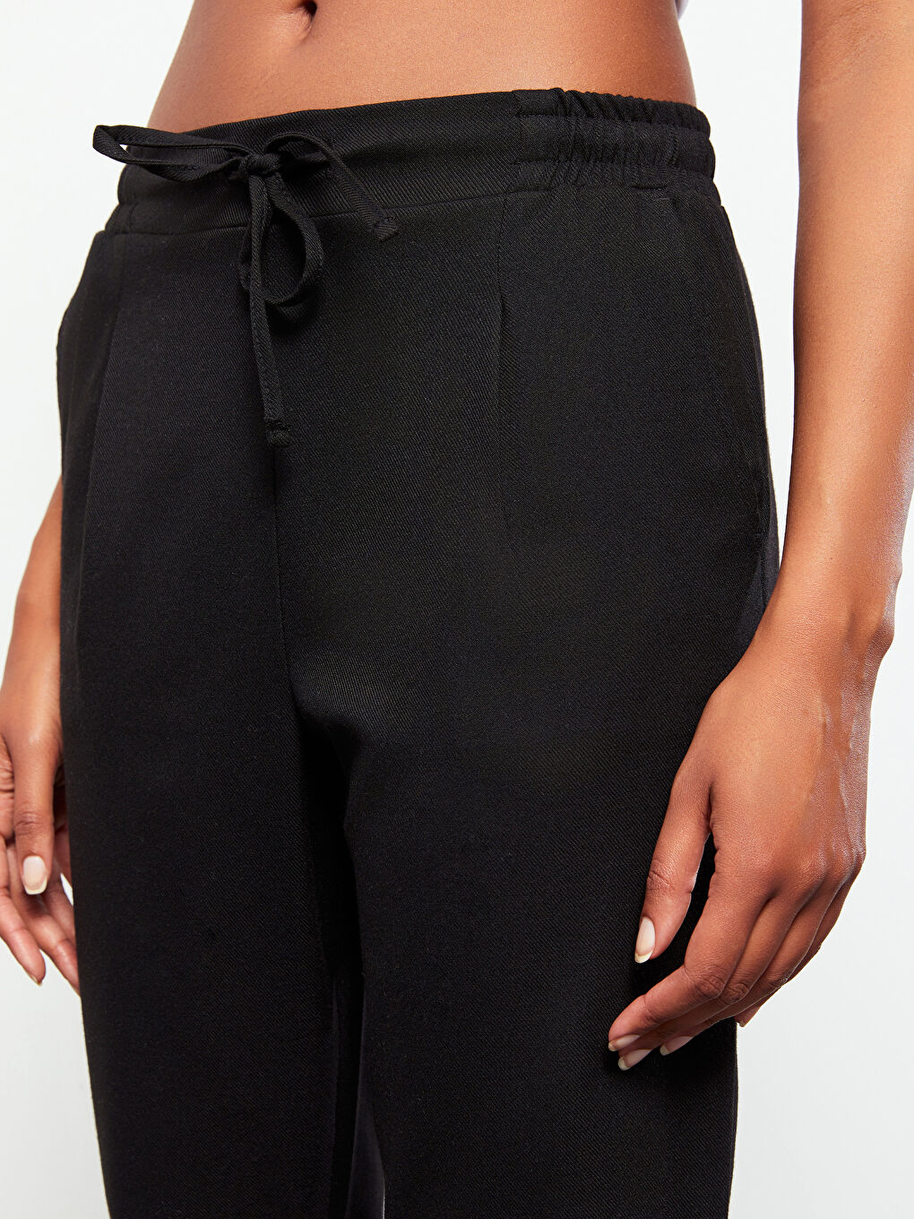 Elasticated Waist Women's Trousers-2