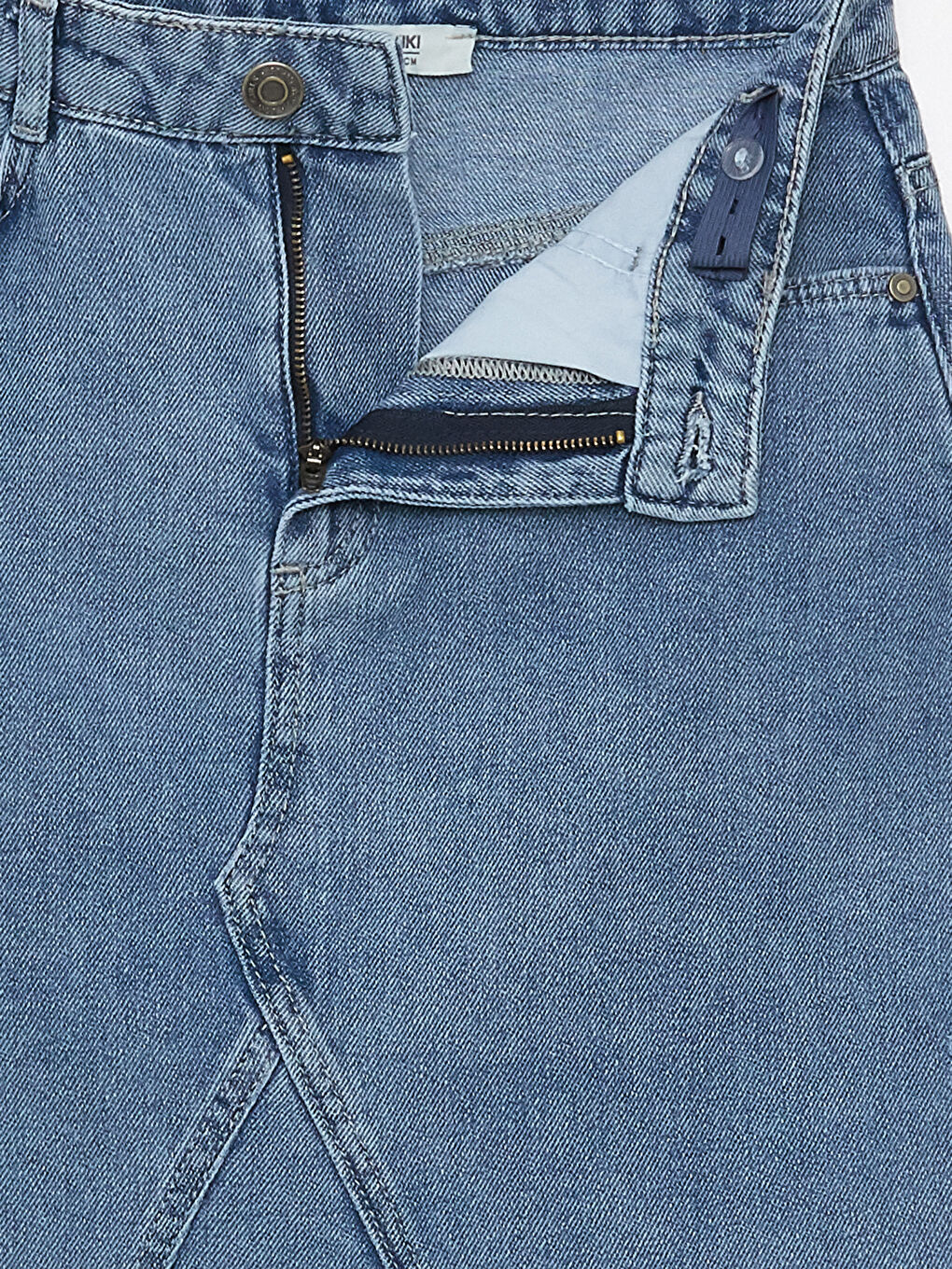 LC Waikiki Basic jeans suknja za devojke -S37053Z4-SHK