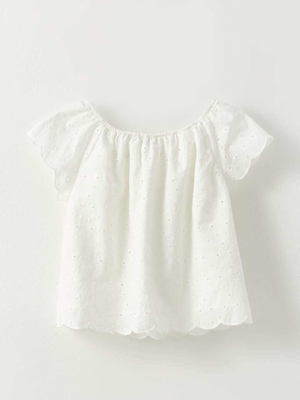 بلوز گەردەن شل قۆڵ کورت بۆ کچان-1