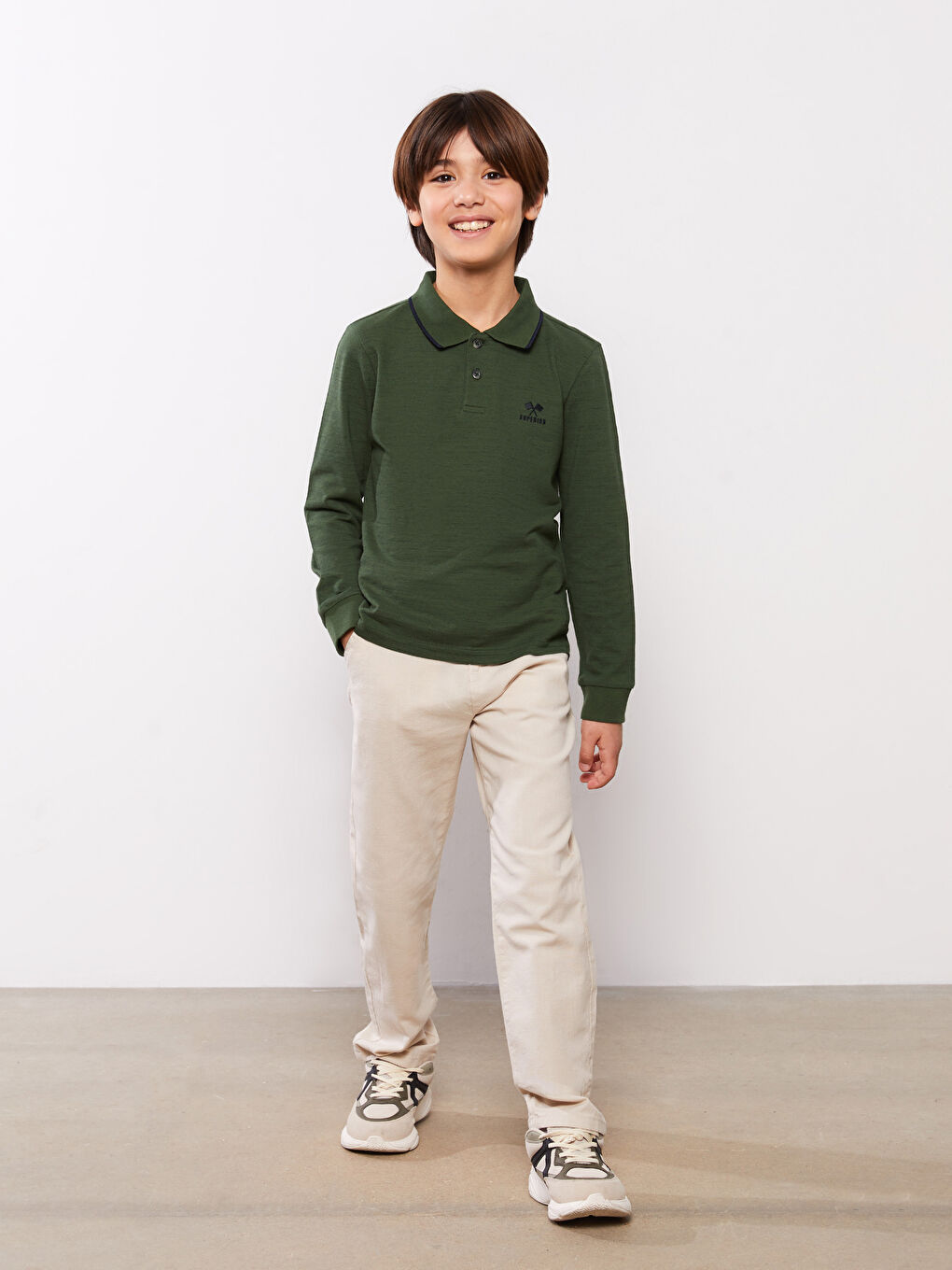 Ұлдарға арналған реттелетін серпімді белдігі бар шалбар-1