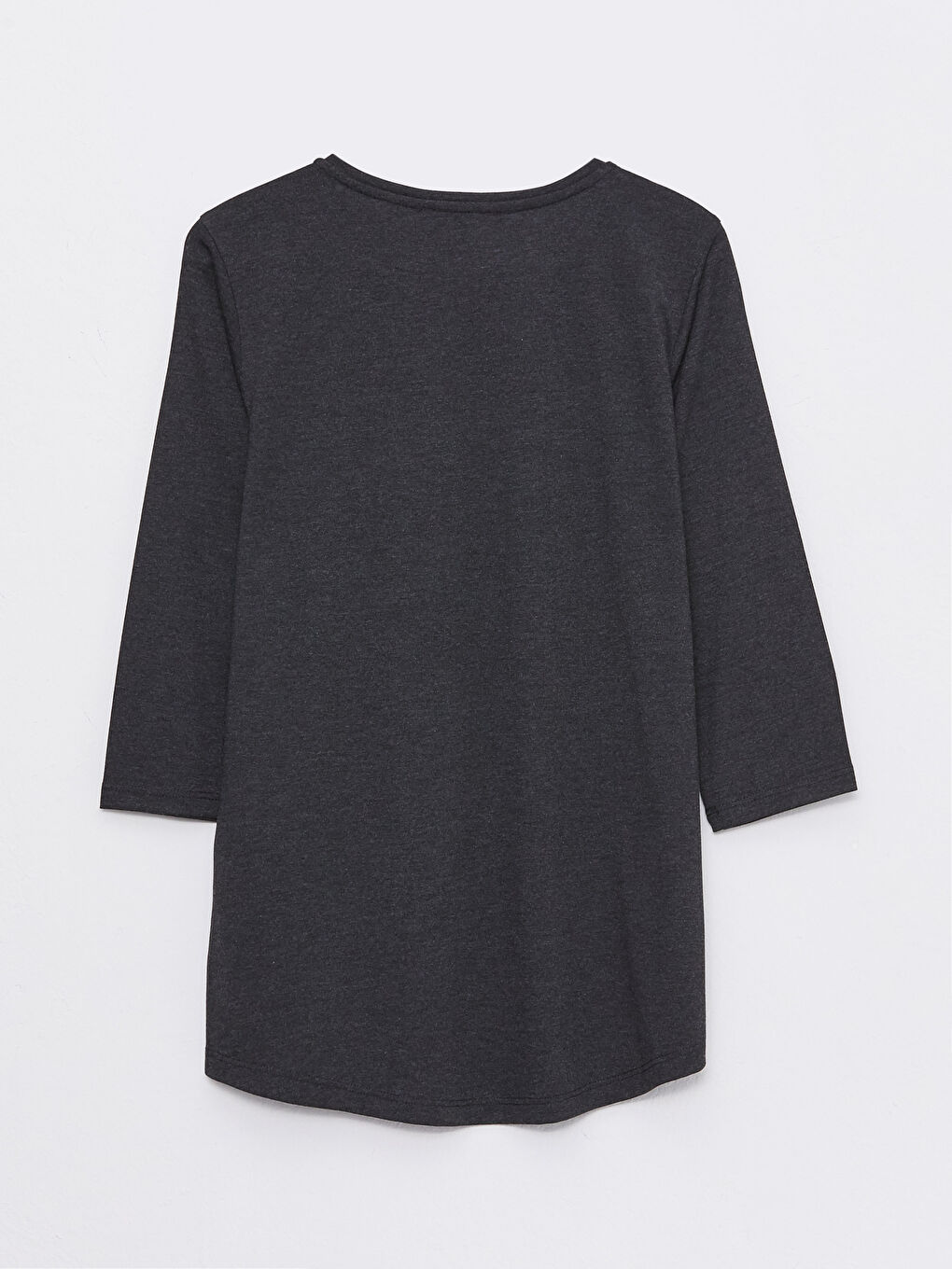 მრგვალი საყელო ნაბეჭდი მაისური ქალებისთვის-6