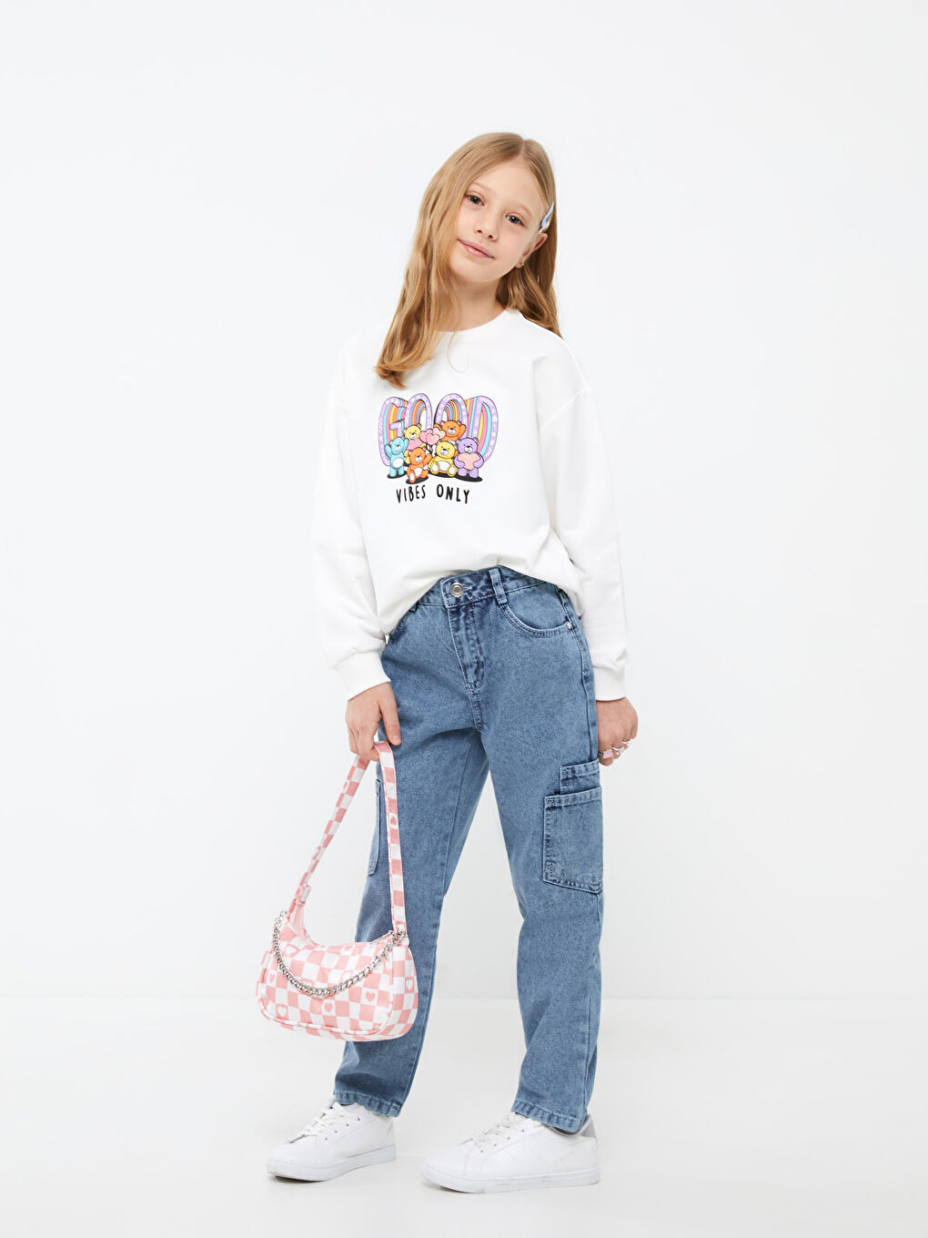 LC Waikiki Klasične farmerke za devojčice -S37141Z4-SHK