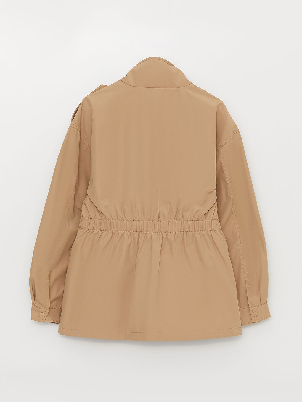 Turtle Neck Regular Long Sleeve Women's Coat -S37153Z8-SPY