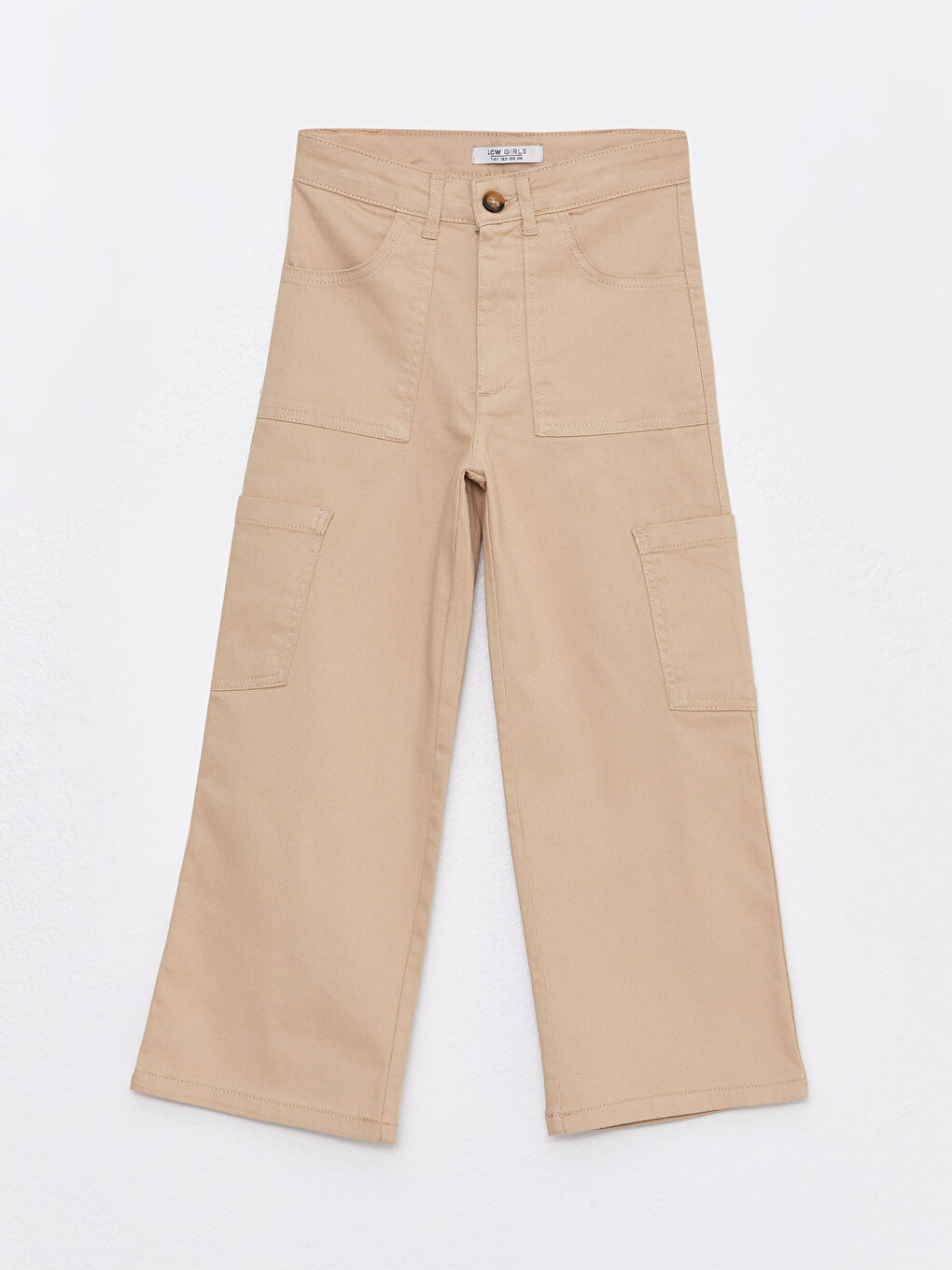 LC Waikiki Basic Gabardine Girl Trousers -S37171Z4-FLE