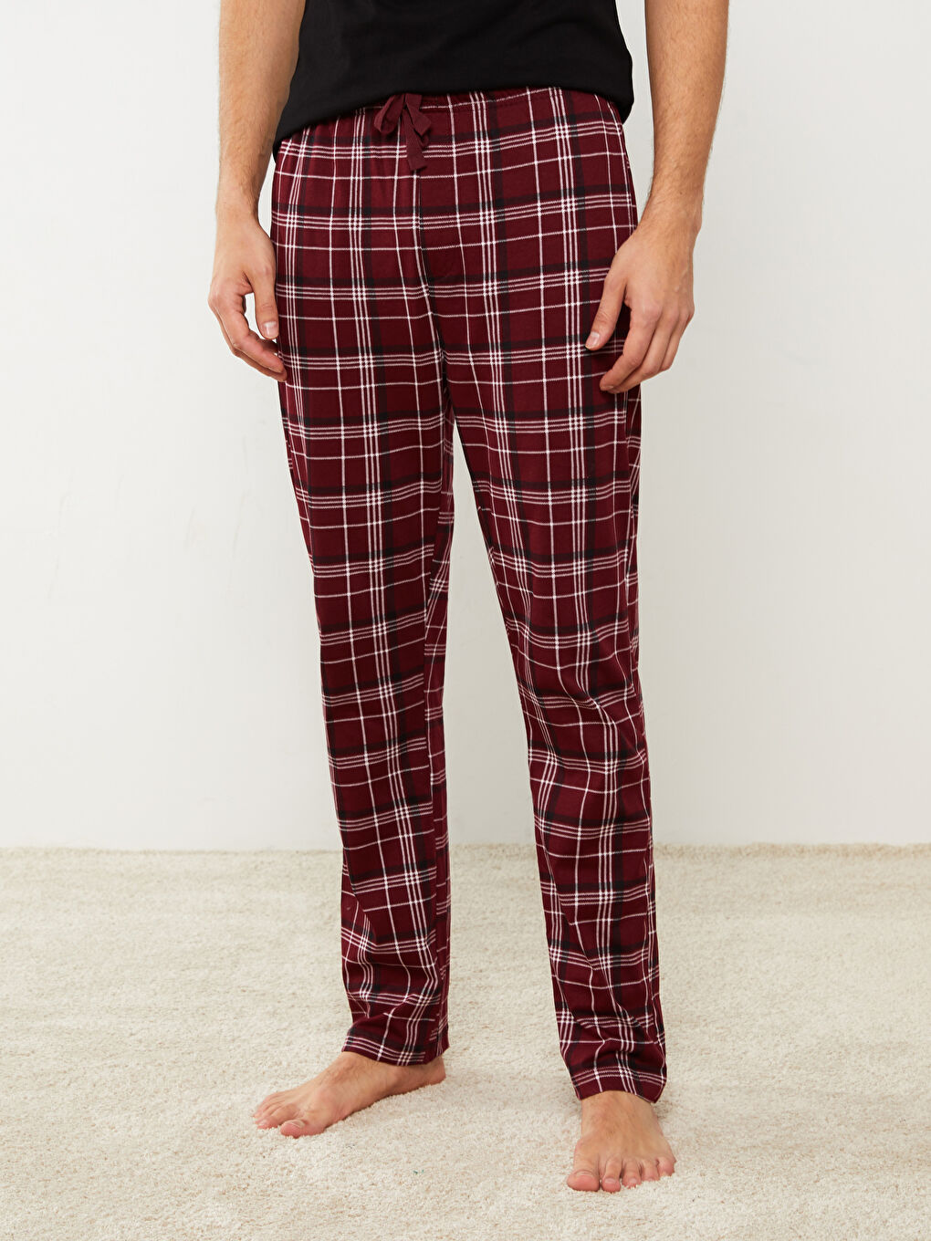 Regular Fit Plaid Men's Pyjama Bottoms-3