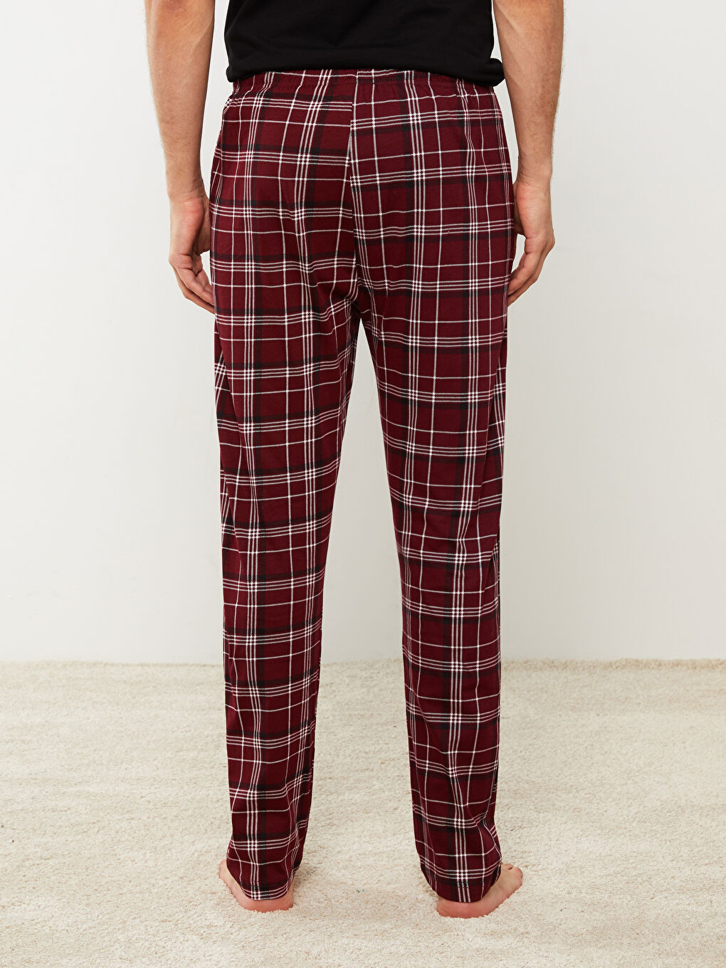 Regular Fit Plaid Men's Pyjama Bottoms-4