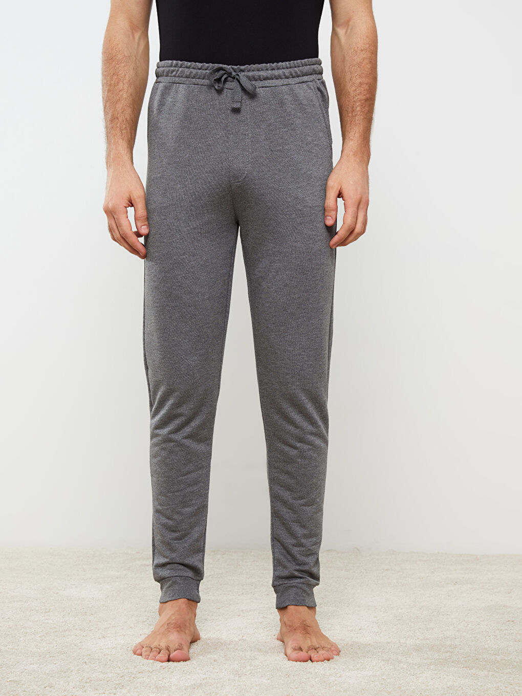 LC WAIKIKI Gri Slim Fit Erkek Pijama Altı - 3