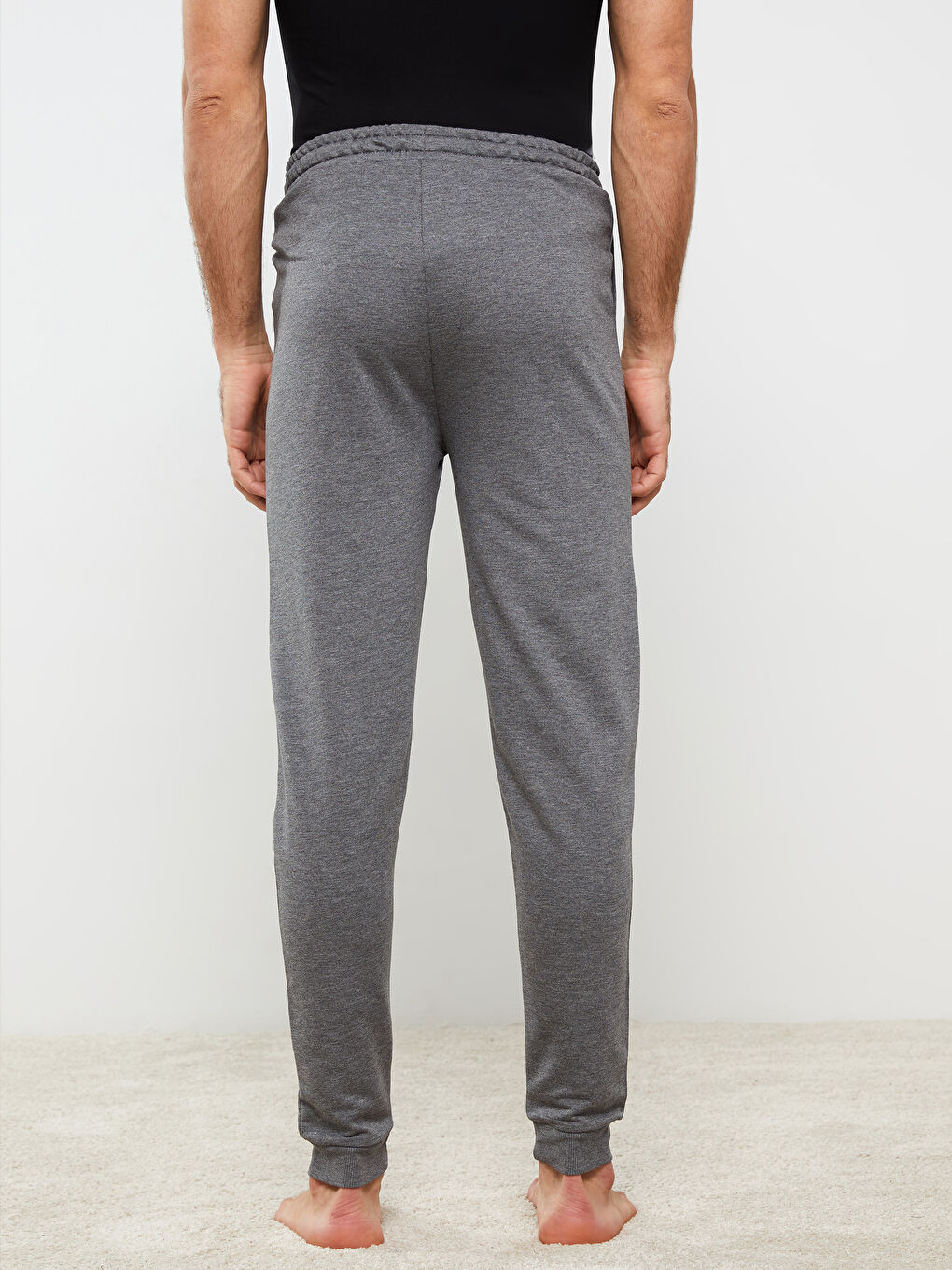 LC WAIKIKI Gri Slim Fit Erkek Pijama Altı - 4