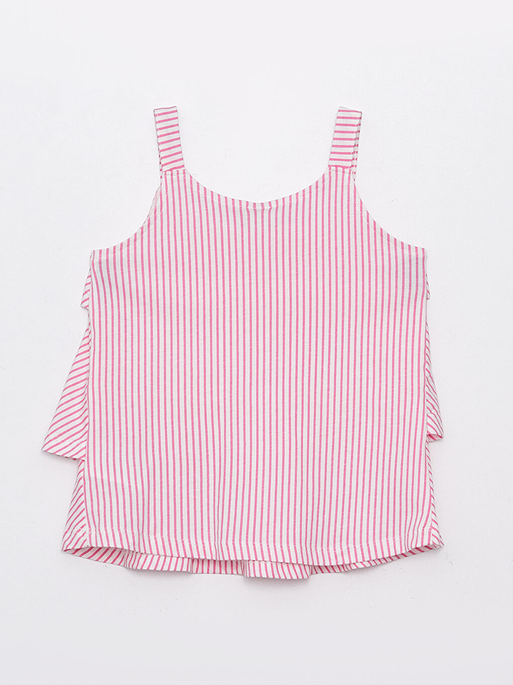 U-Neck Striped Girl Undershirt -S37183Z4-LHK