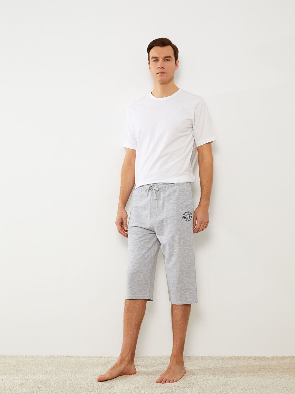 LC WAIKIKI Gri Standart Kalıp Erkek Pijama Alt Şort