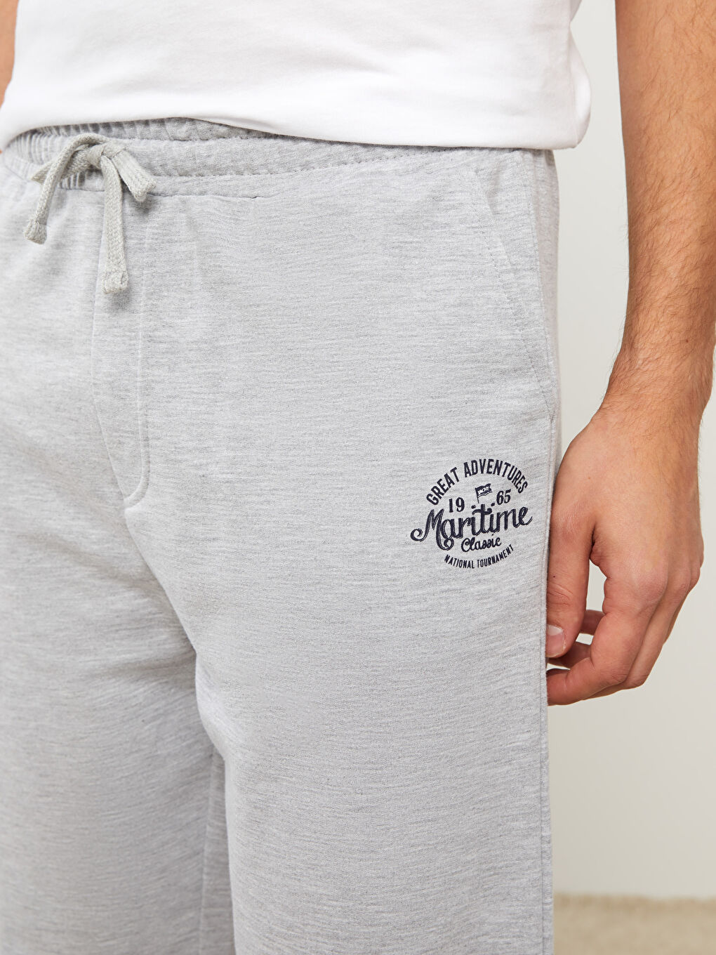 LC WAIKIKI Gri Standart Kalıp Erkek Pijama Alt Şort - 2