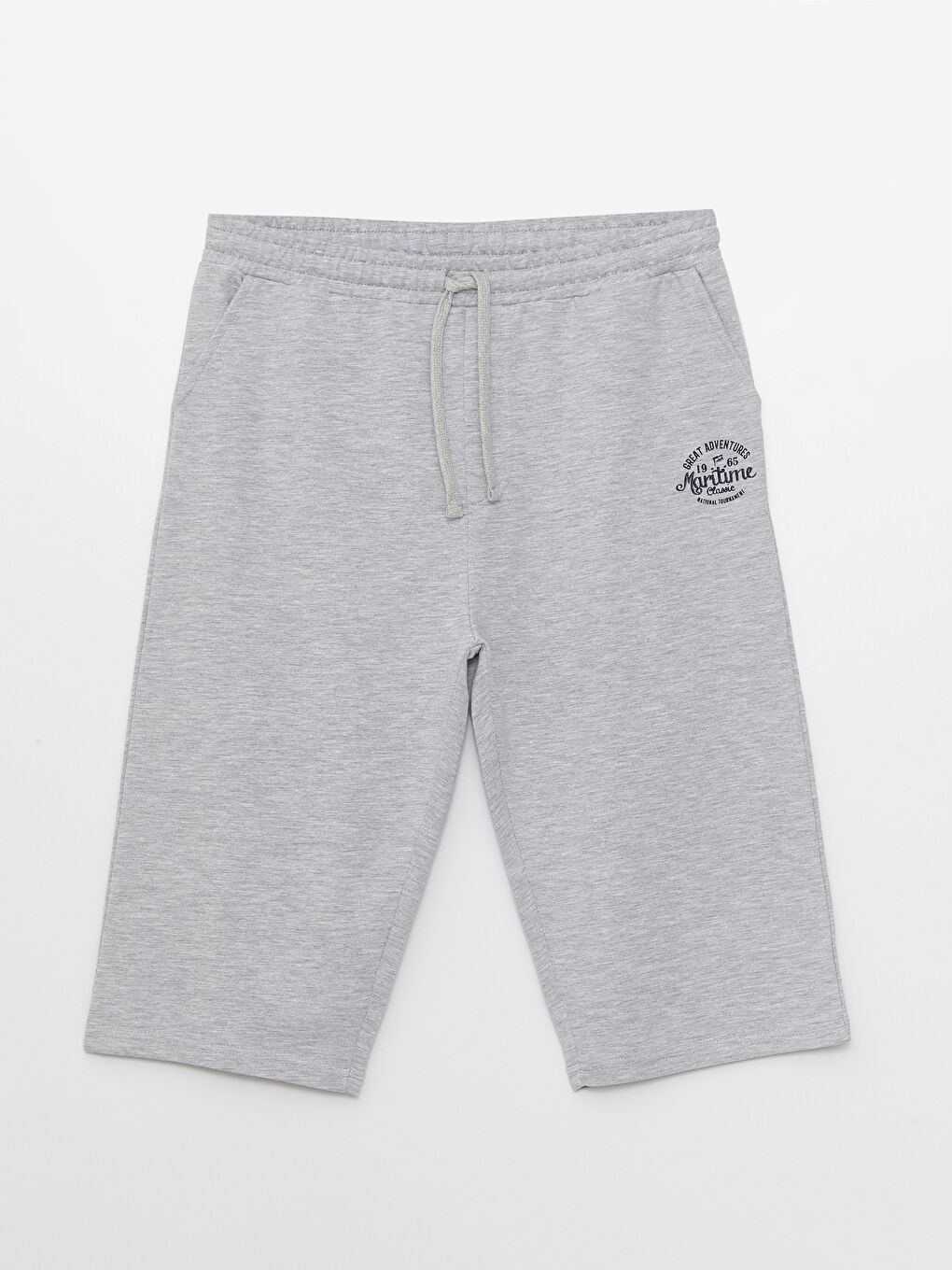 LC WAIKIKI Gri Standart Kalıp Erkek Pijama Alt Şort - 5
