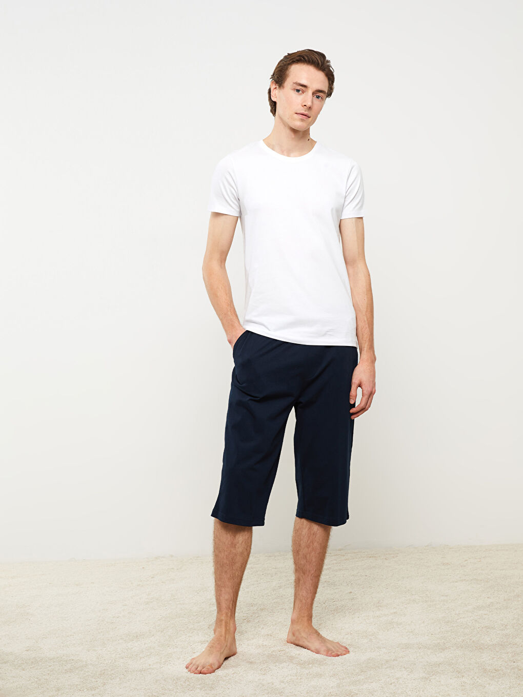 LC WAIKIKI Standard Fit Men's Pyjama Bottom Shorts -S37204Z8-RFF