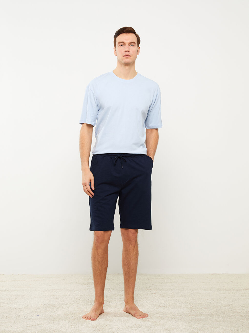LC WAIKIKI Lacivert Standart Kalıp Erkek Pijama Alt Şort