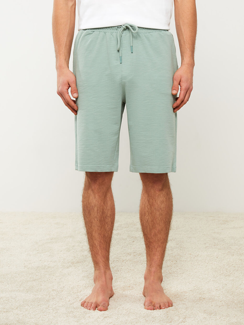 LC WAIKIKI Yeşil Standart Kalıp Erkek Pijama Alt Şort - 3