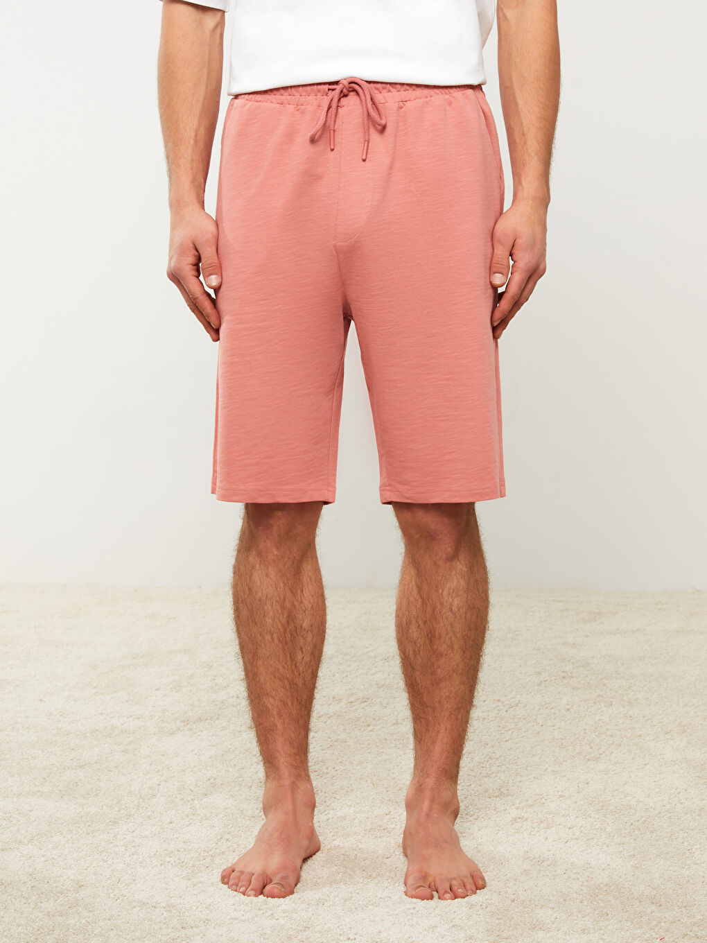 LC WAIKIKI Pembe Standart Kalıp Erkek Pijama Alt Şort - 3