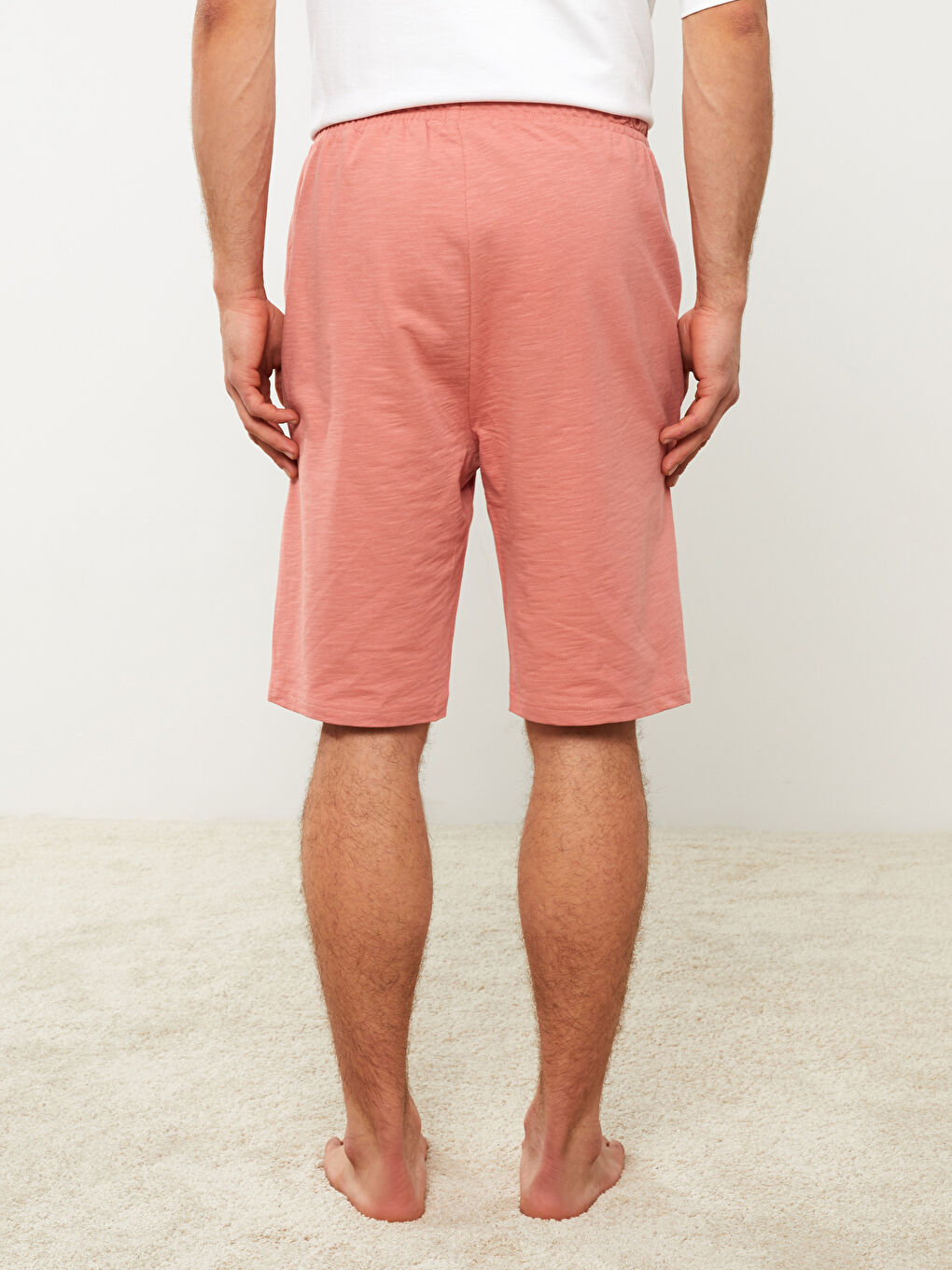 LC WAIKIKI Pembe Standart Kalıp Erkek Pijama Alt Şort - 4