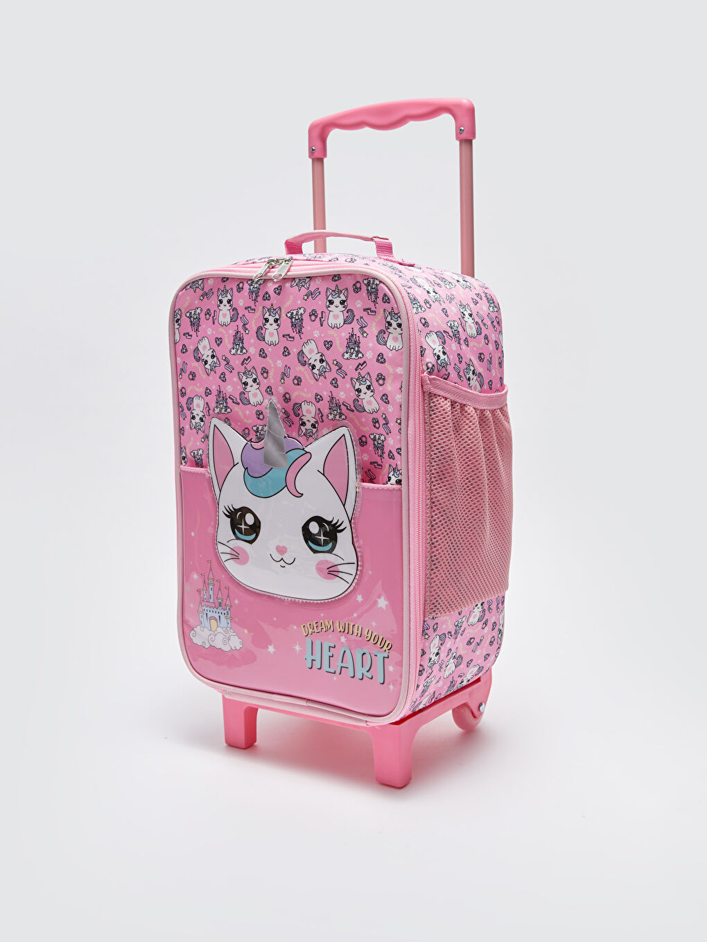 Printed Girls' Trolley Bag-1