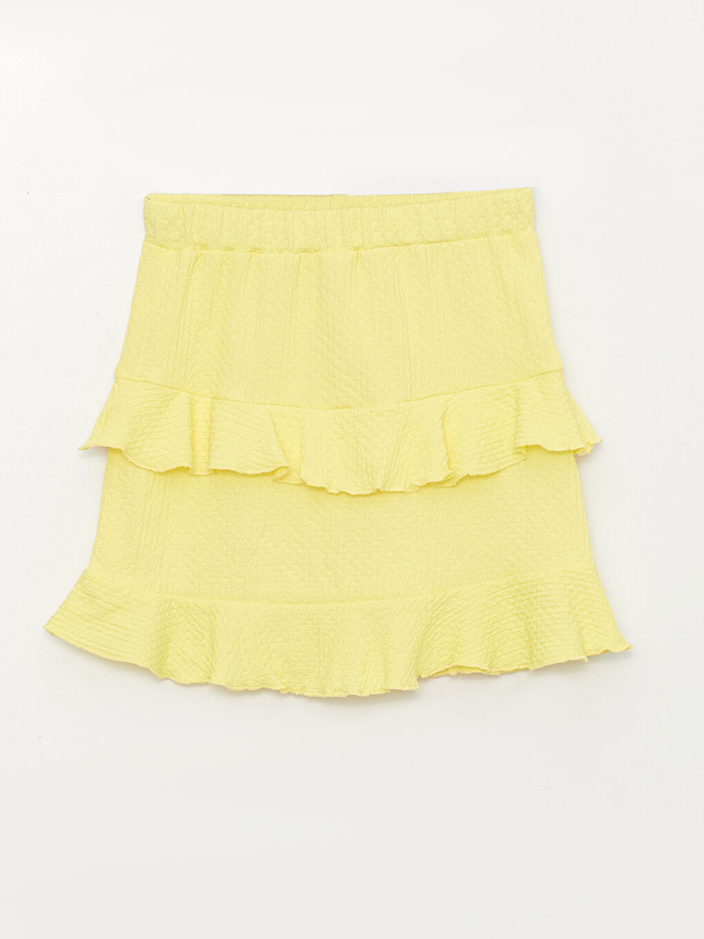 Elastic Waist Ruffle Girl Skirt -S37305Z4-FRL