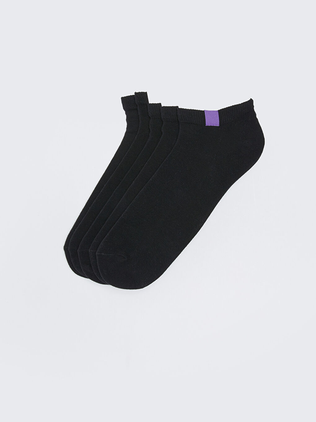 Siyah Erkek Patik Çorap 5'li-1