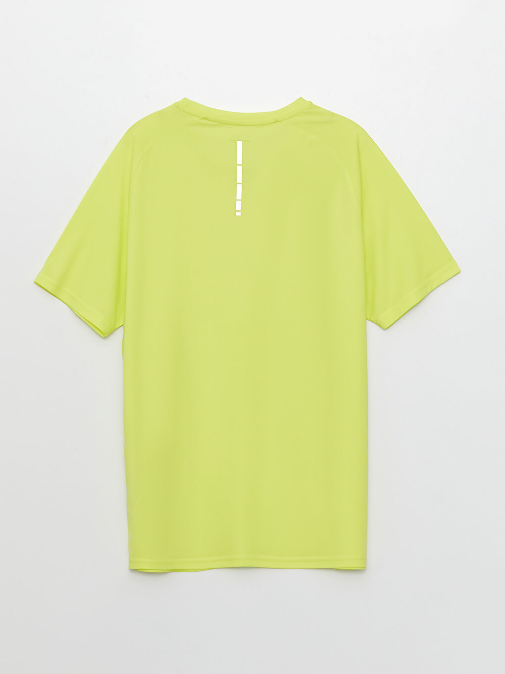 Yeşil Bisiklet Yaka Kısa Kollu Erkek Tişört-6