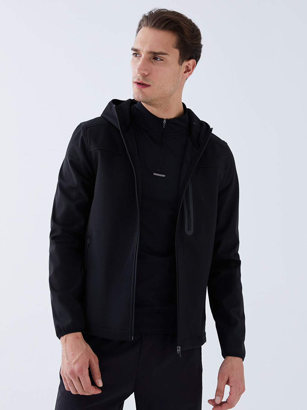 Мужская куртка стандартного кроя с капюшоном-2