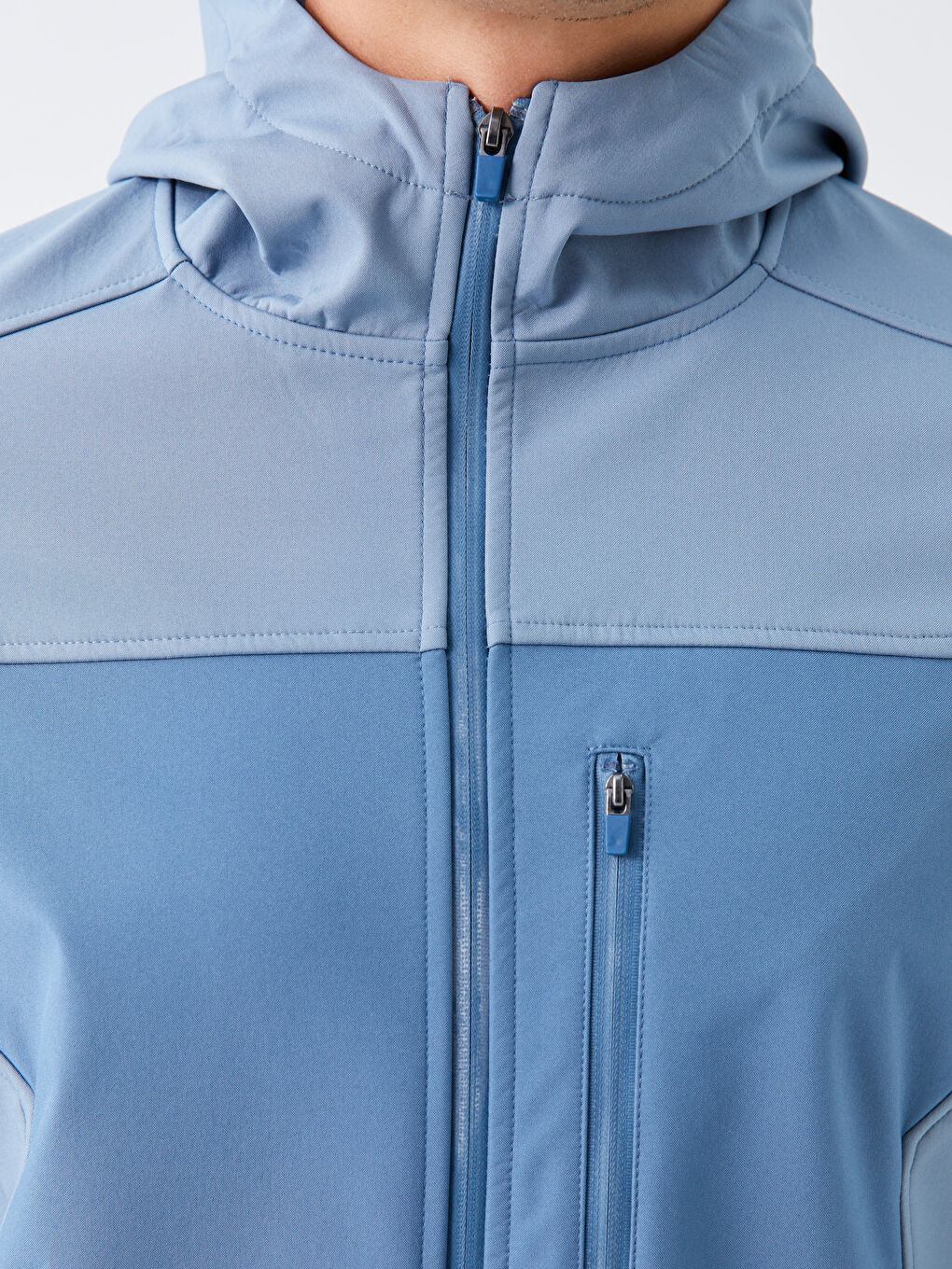 ерлерге арналған стандартты пішім капюшонды пальто-3