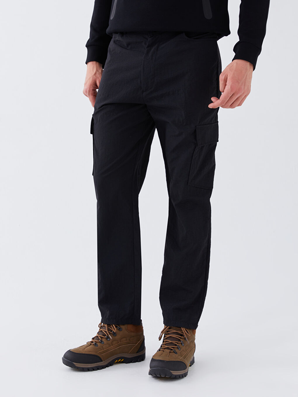 Standard Fit Men's Cargo Trousers -S37316Z8-CVL