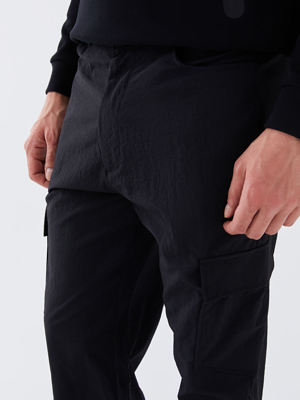 Standard Fit Men's Cargo Trousers -S37316Z8-CVL