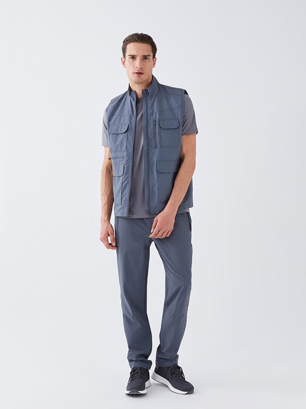 Gri Standart Kalıp Erkek Eşofman Altı