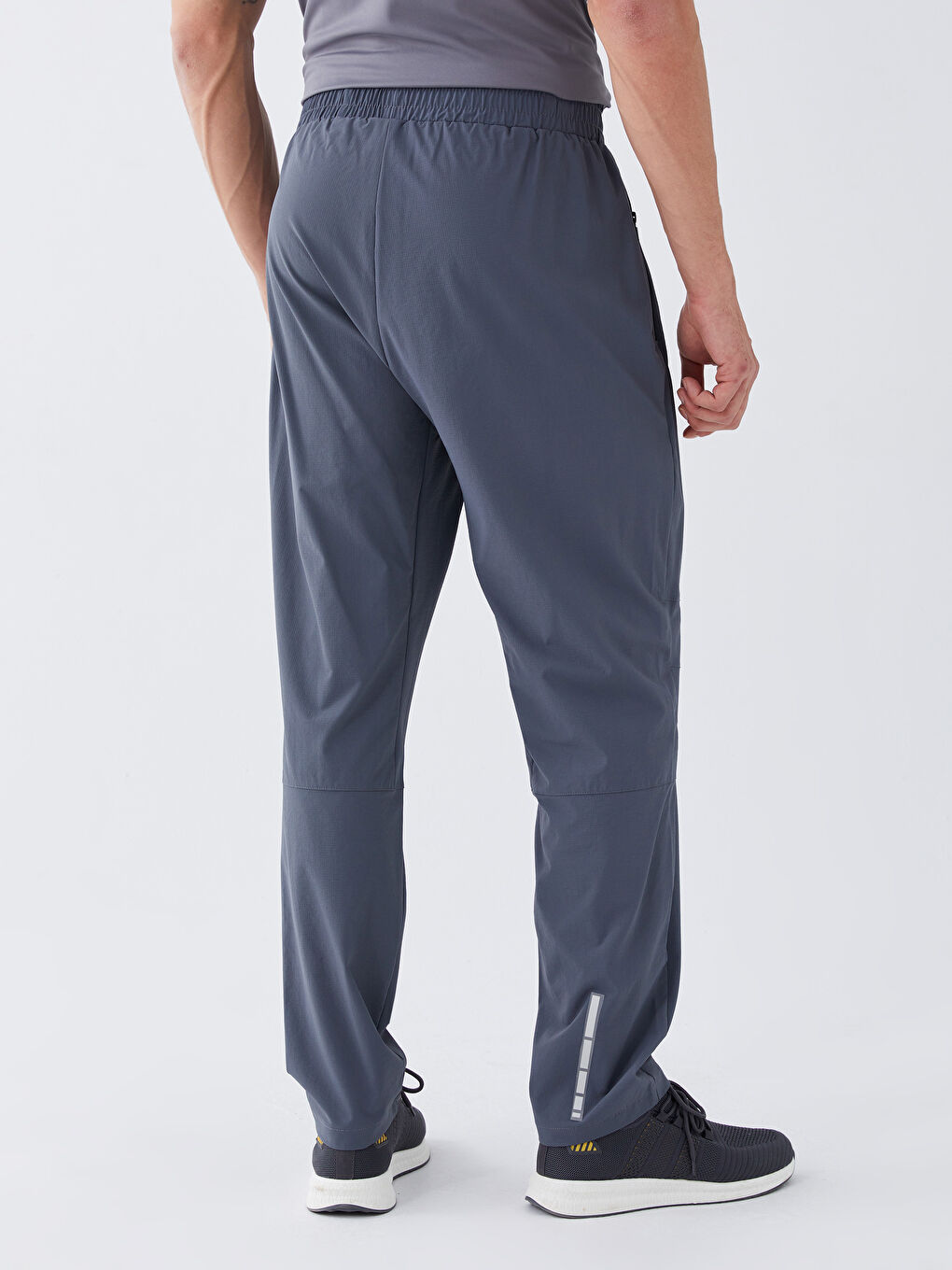 Gri Standart Kalıp Erkek Eşofman Altı-3