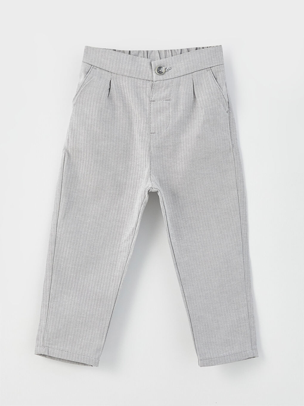 Beyaz Erkek Bebek Yelekli 4'lü Takım-3