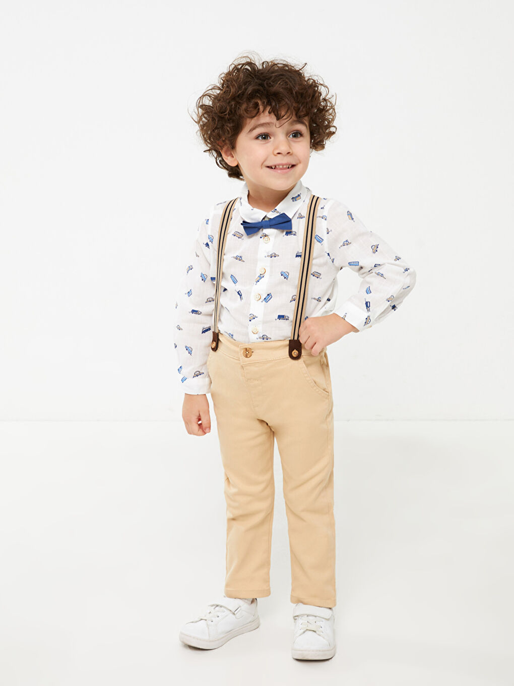 Комплект для малышей мальчиков с длинным рукавом и принтом, упаковка из 4 штук