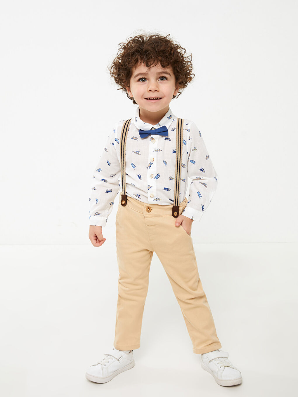 Комплект для малышей мальчиков с длинным рукавом и принтом, упаковка из 4 штук-2