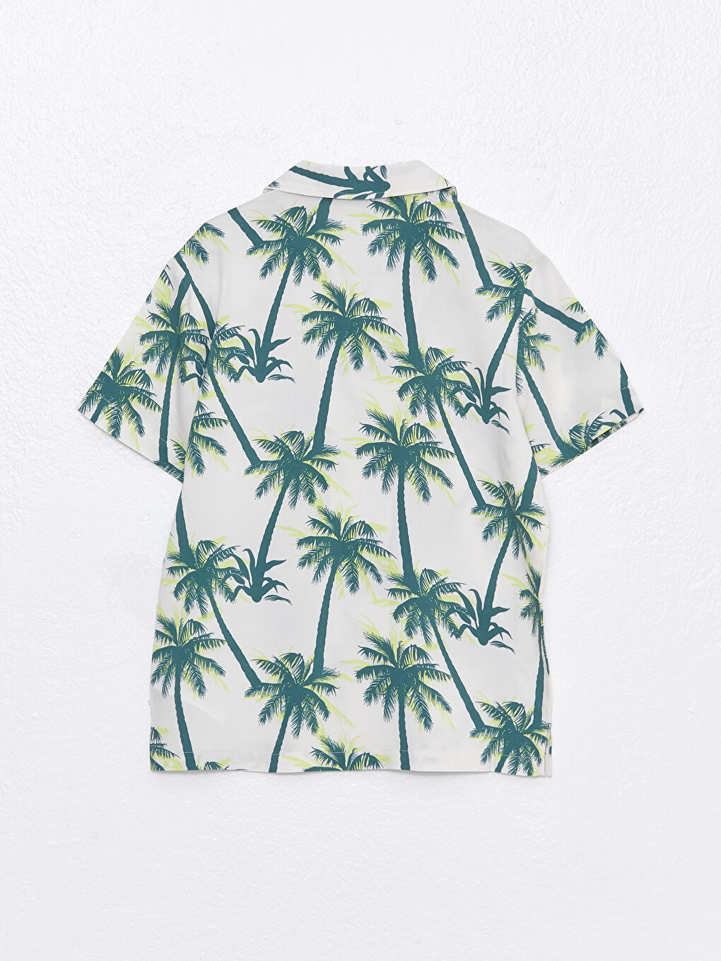 Patterned Short Sleeve Boys' Shirt -S37399Z4-FR4