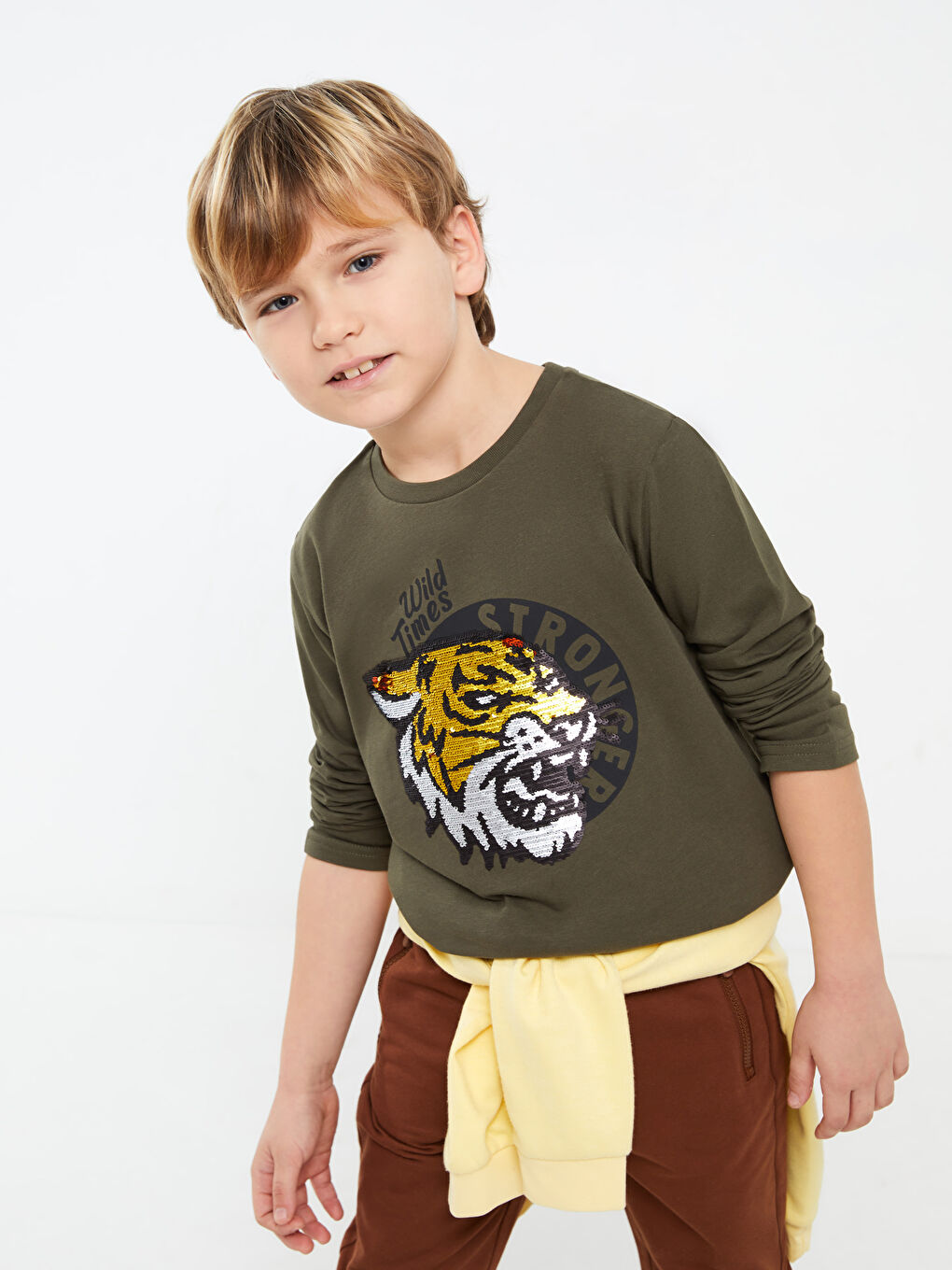 Dječak TAMNO ZELENA Majica kratkih rukava-1