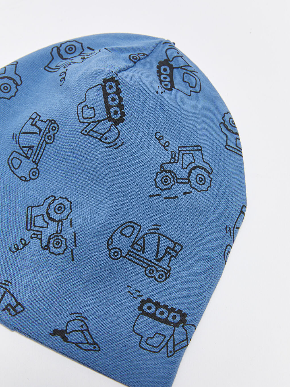 Yeşil Baskılı Erkek Bebek Bere 2'li-2