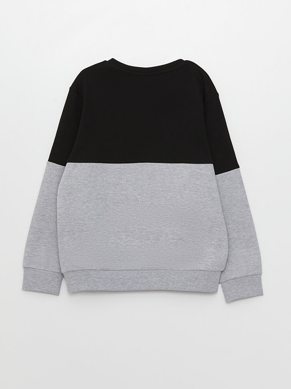 Crew Neck Printed Long Sleeve Boys' Sweatshirt-1