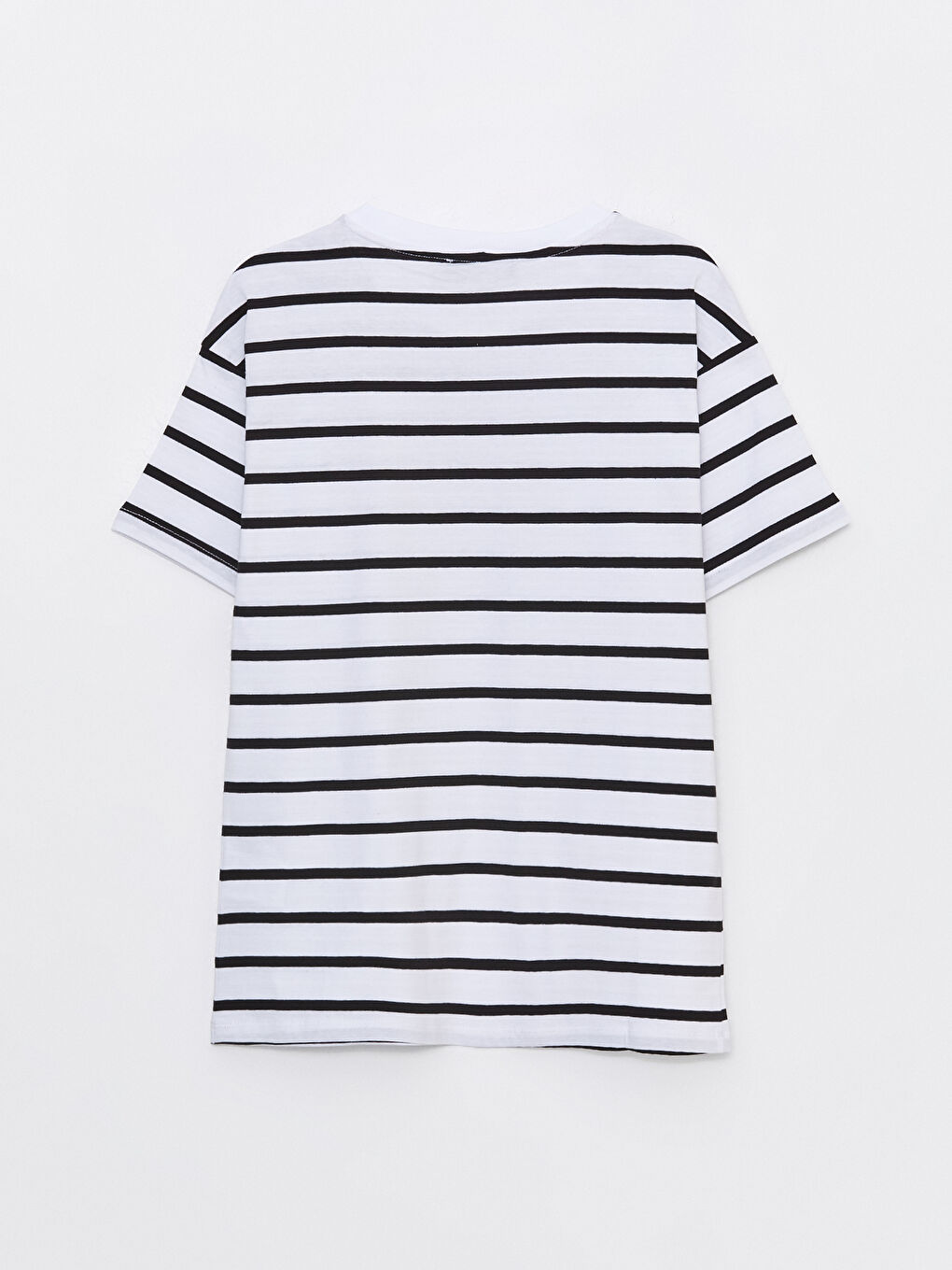 LCWAIKIKI Maternity Crew Neck Striped Short Sleeve Maternity T-Shirt -S37481Z8-LEG