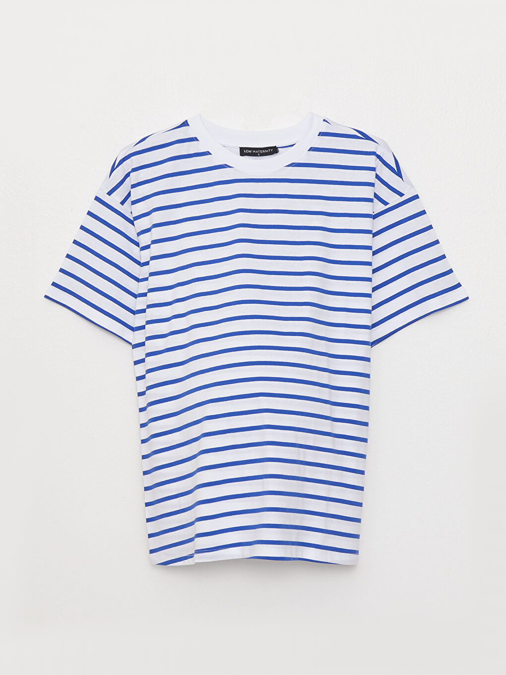 LCWAIKIKI Maternity Crew Neck Striped Short Sleeve Maternity T-Shirt -S37482Z8-LEN