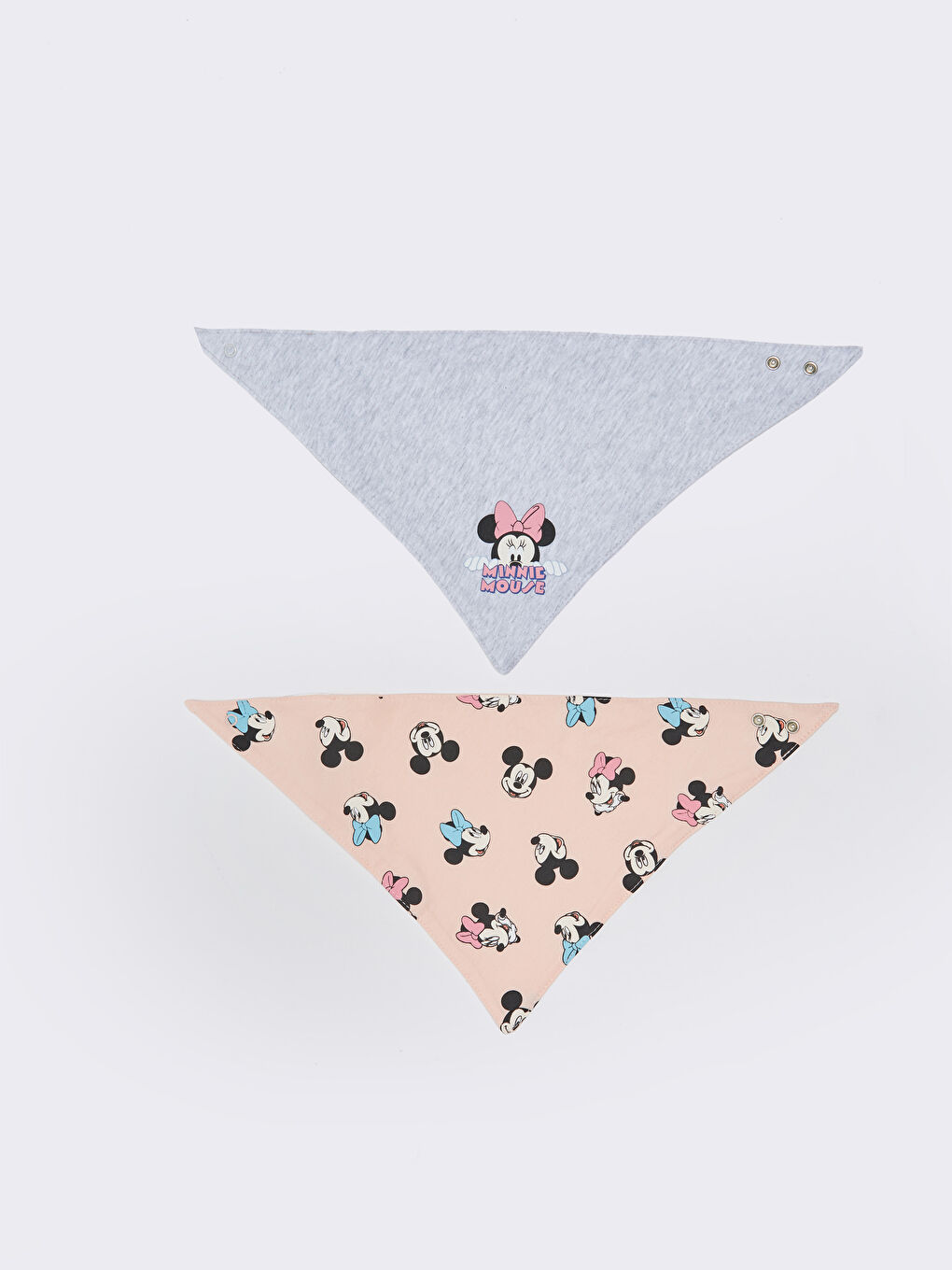 Bavoirs Bébé Fille Imprimés Minnie Mouse Lot de 2-2