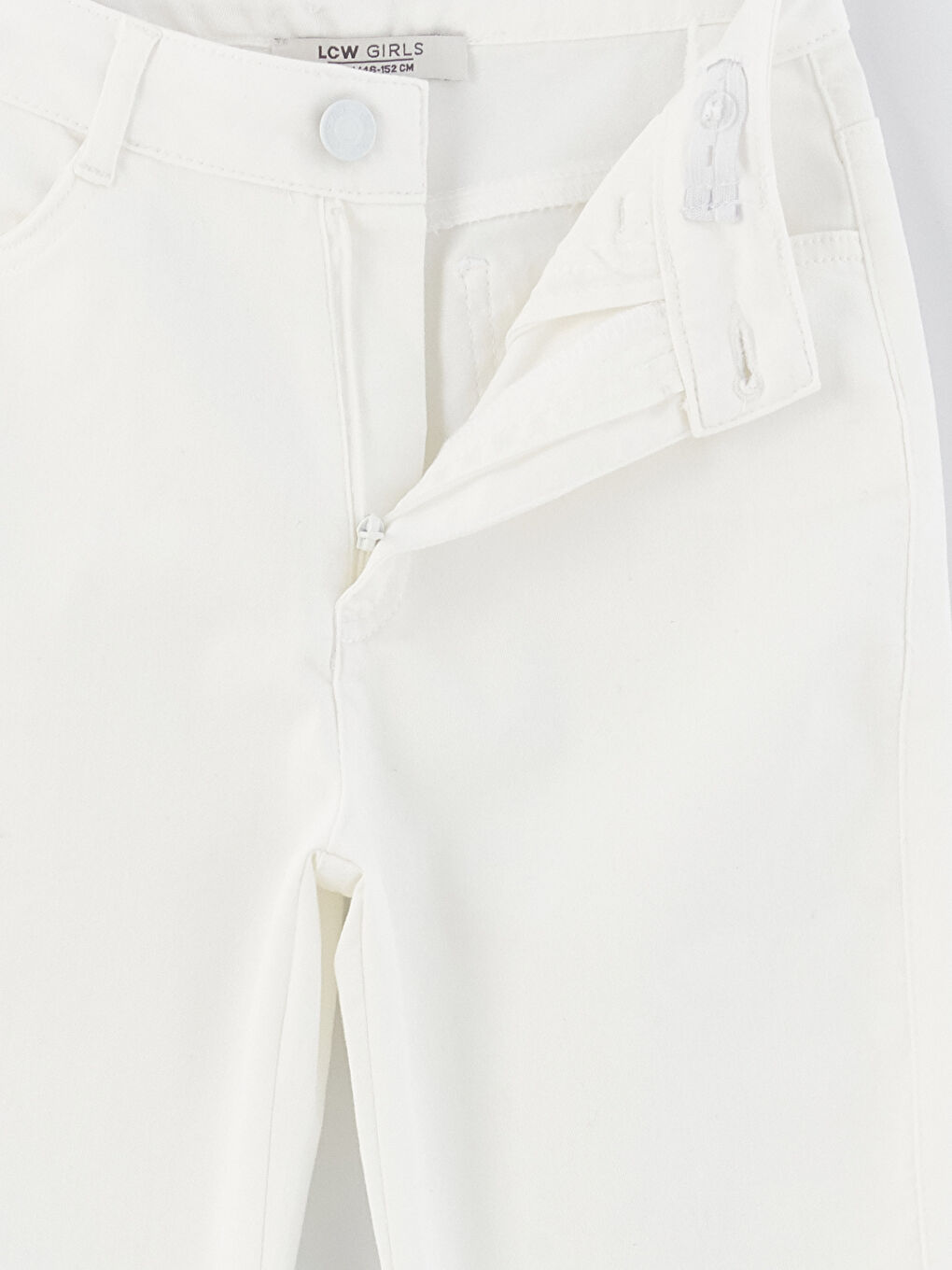 بنطلون بسيط واسع للبنات-2