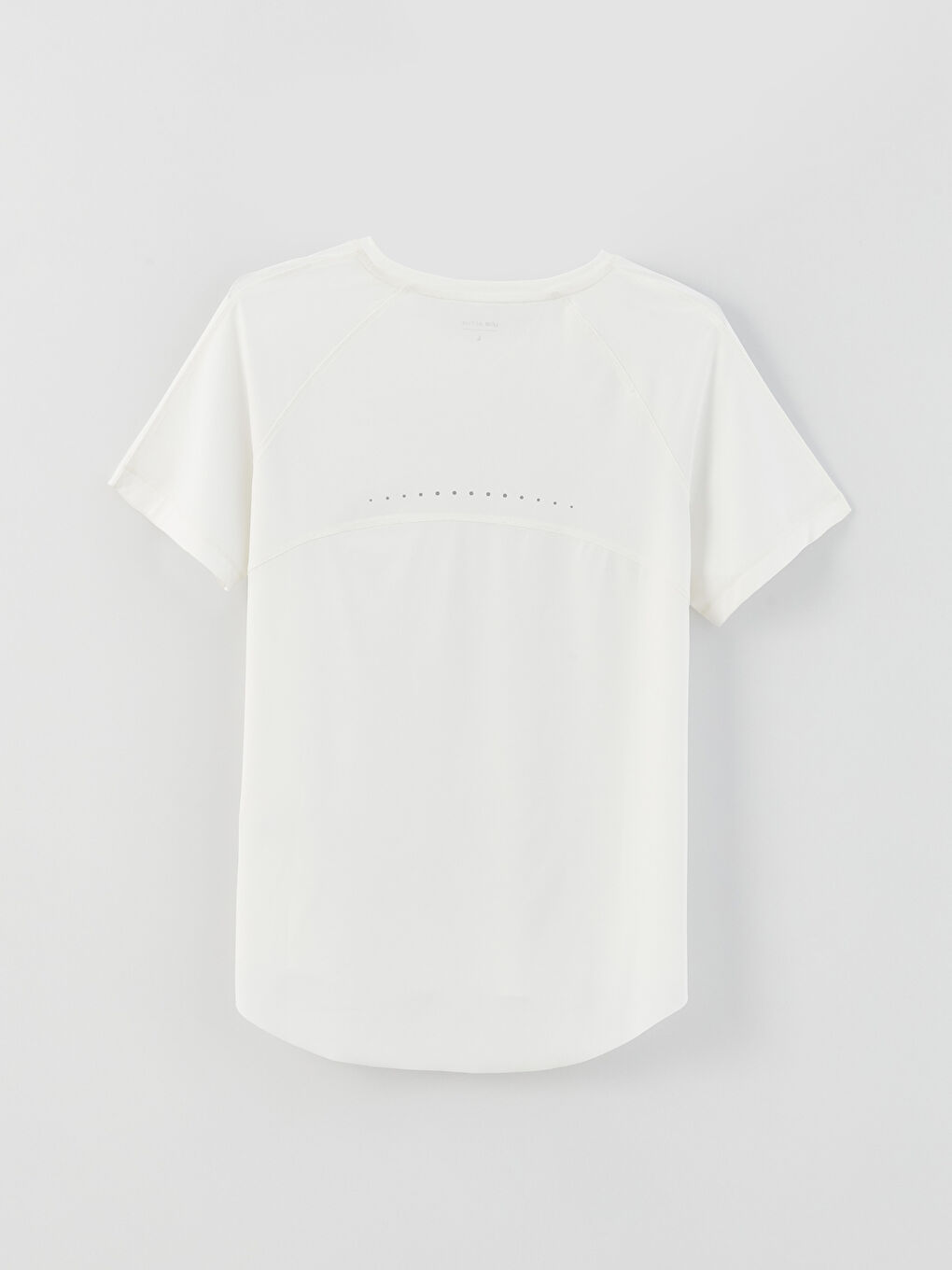 LCW SPORT Crew Neck Reflective Printed Short Sleeve Women's Sports T-Shirt -S37597Z8-R9J