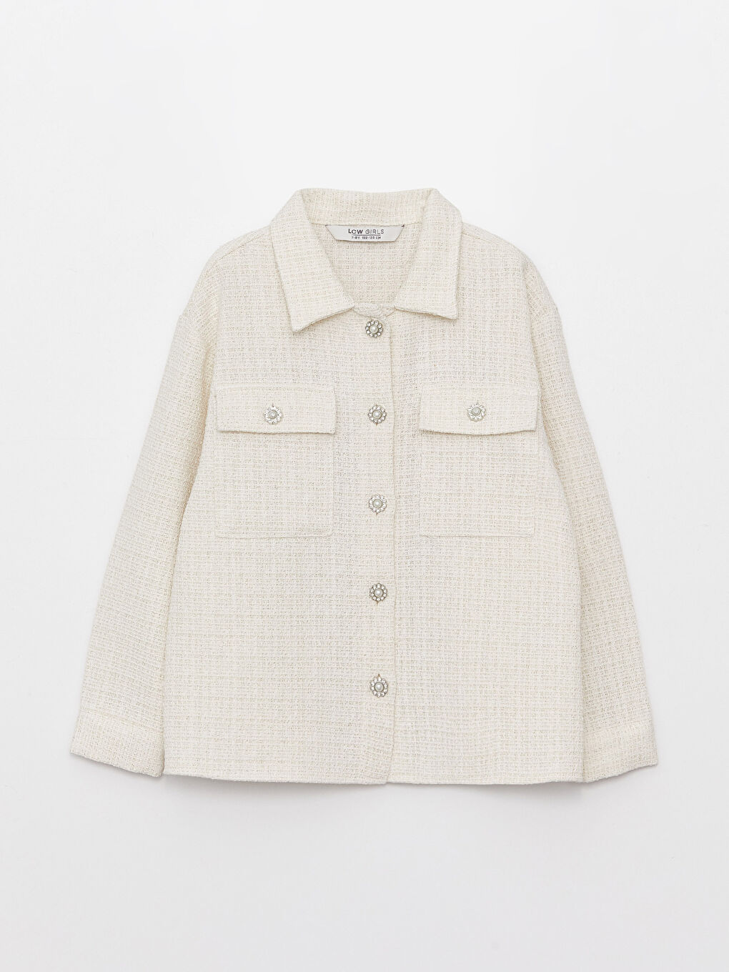 Surchemise à Manches Longues pour Filles-3