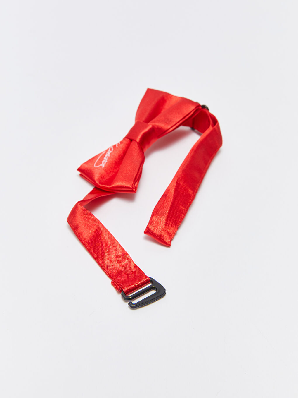 Kırmızı Atatürk İmza Baskılı Erkek Bebek Pantolon Askısı ve Papyon-6