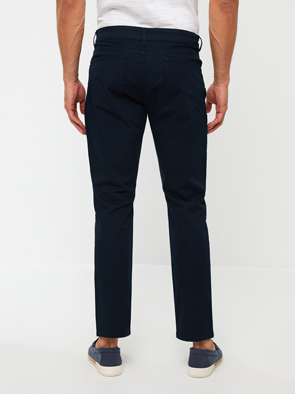 Slim Fit Gabardine Men's Chino Trousers-3