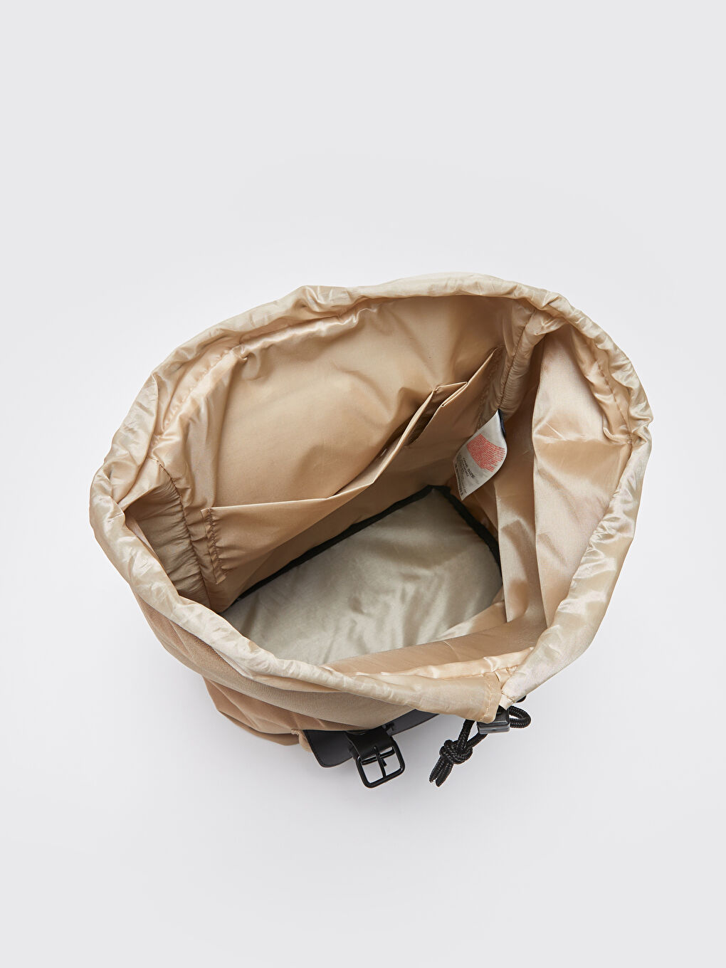 Bej Çok Bölmeli Erkek Sırt Çantası-5