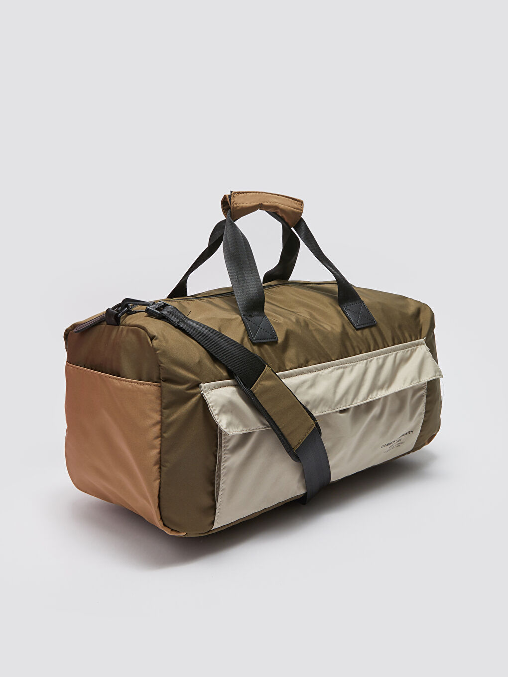 Yeşil Renk Bloklu Erkek Spor Çantası-3