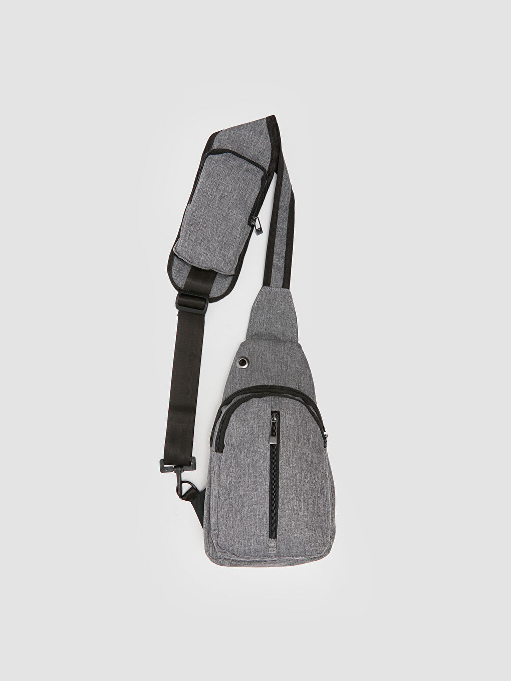Gri Erkek Göğüs Çantası-3