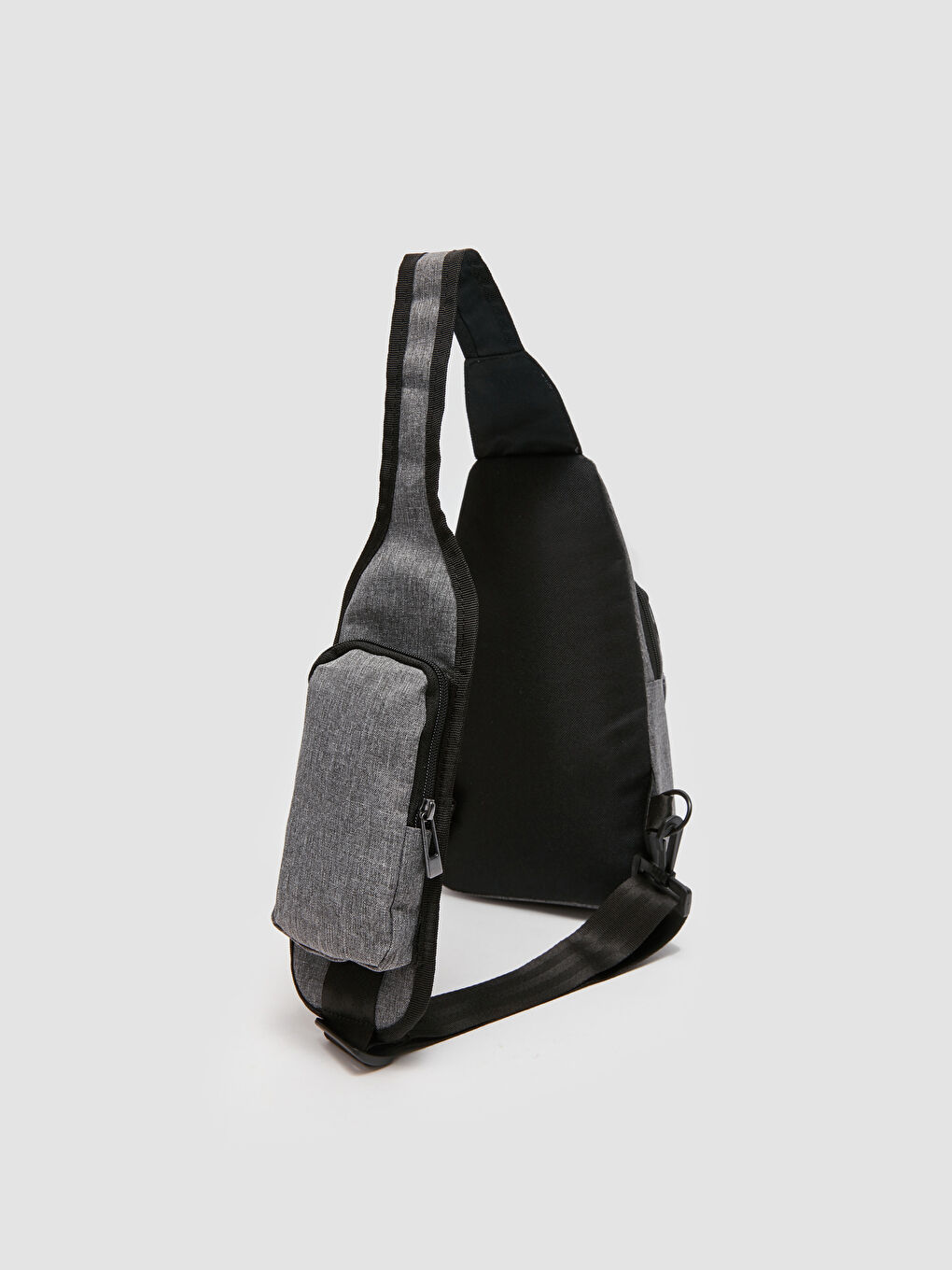 Gri Erkek Göğüs Çantası-4